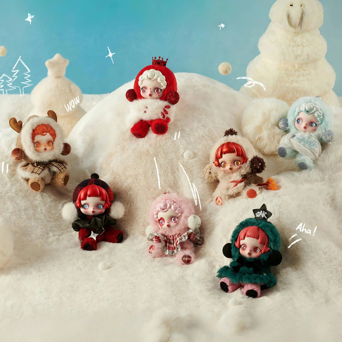 POP MART SKULLPANDA Winter Symphony Series Plush