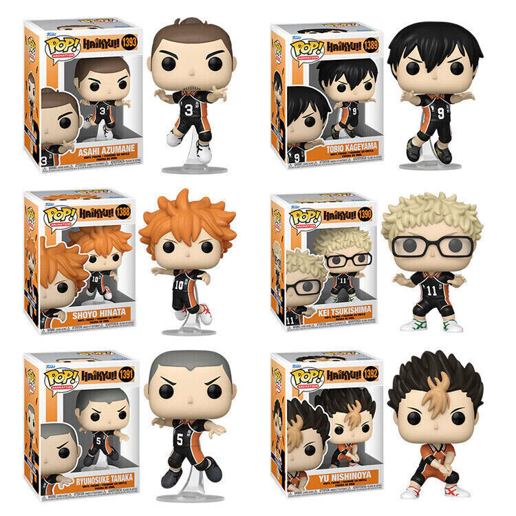 Set of 6 Haikyu!! Funko Pops
