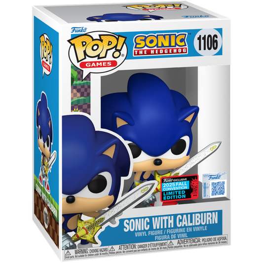 Sonic the Hedgehog - Sonic with Caliburn Pop! (2025 Fall Convention Exclusive)