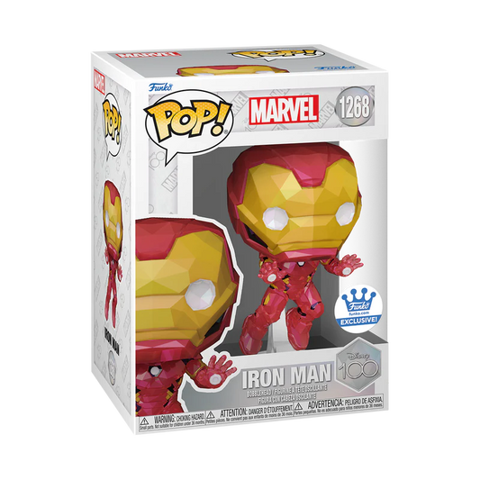 POP! MARVEL: 1268 DISNEY 100, IRON MAN (FACET) EXCLUSIVE