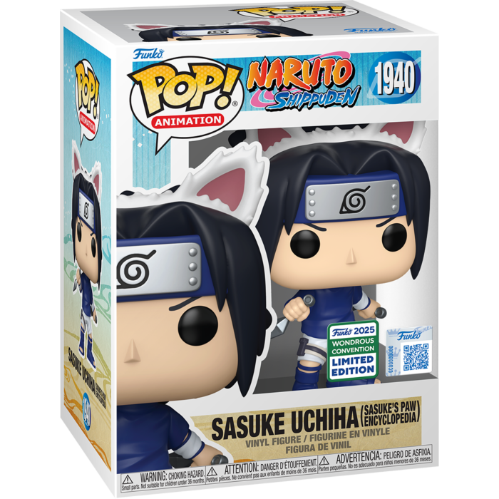 Naruto: Shippuden - Sasuke Uchiha (Sasuke's Paw Encyclopedia) Pop!