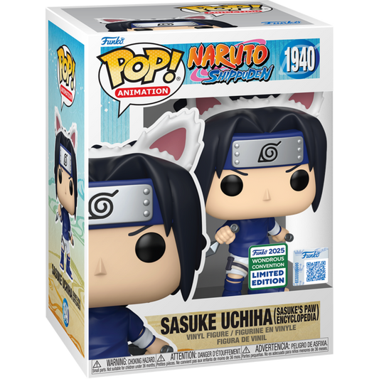 Naruto: Shippuden - Sasuke Uchiha (Sasuke's Paw Encyclopedia) Pop!
