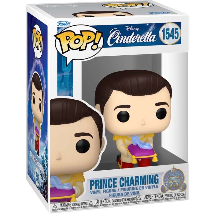 Cinderella (1950): 75th Anniversary - Prince Charming with Slipper Pop! - disney