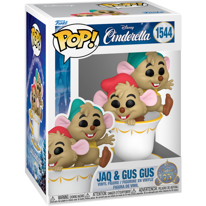 Cinderella (1950): 75th Anniversary - Jaq & Gus Gus Pop! - disney