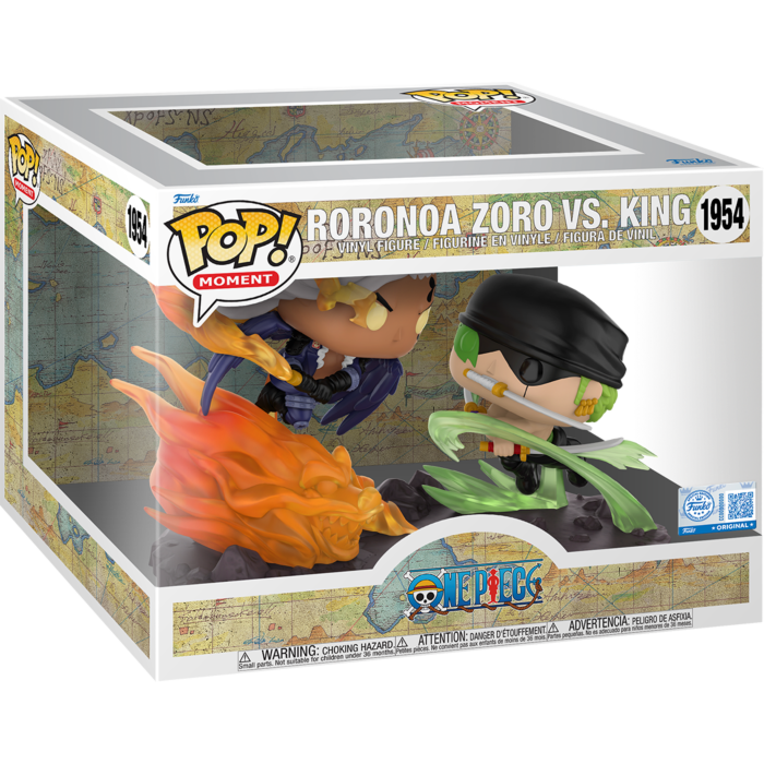 One Piece - Roronoa Zoro vs. King (Unmasked) Pop! Moment