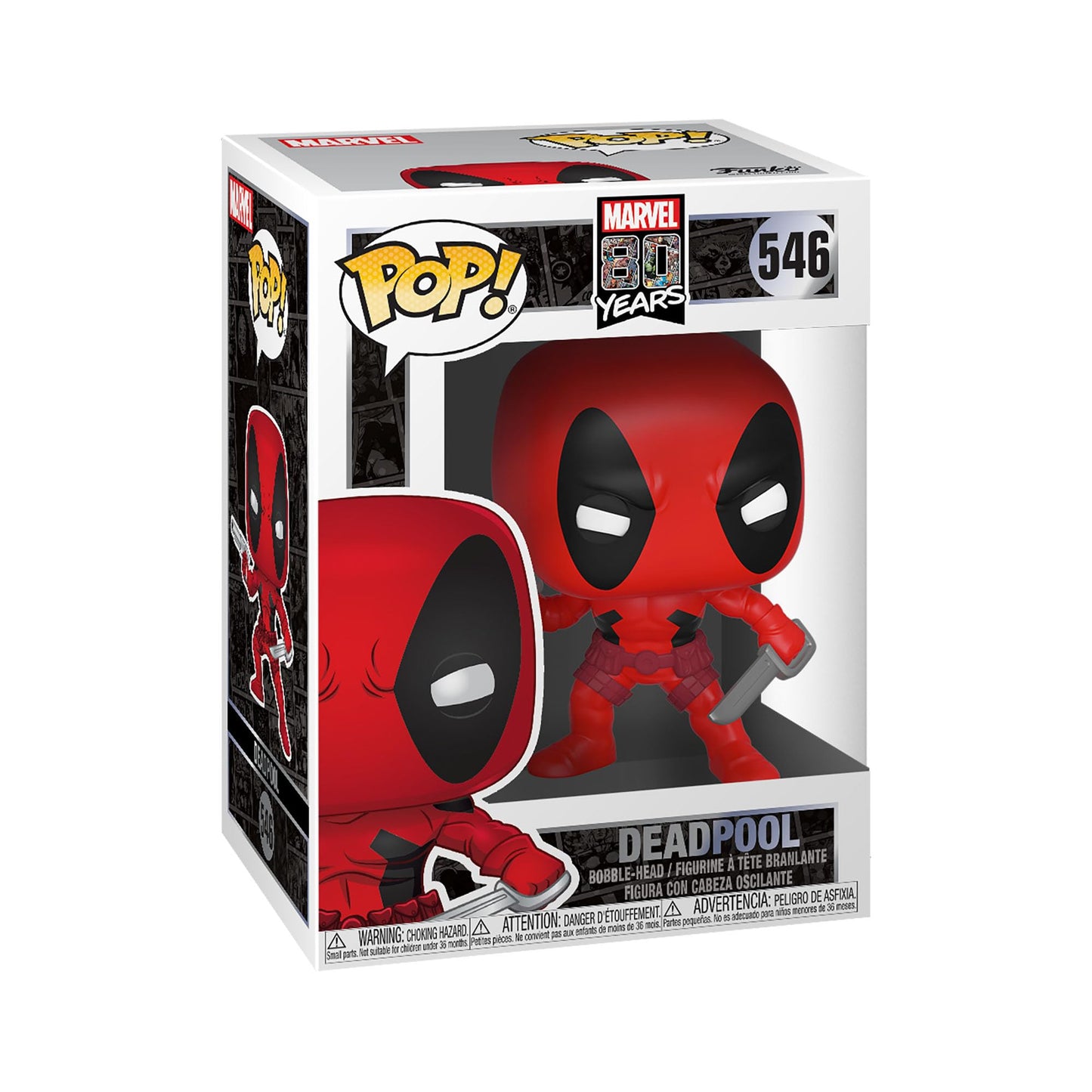 Pop! Deadpool Marvel 80th Anniversary (First Appearance)