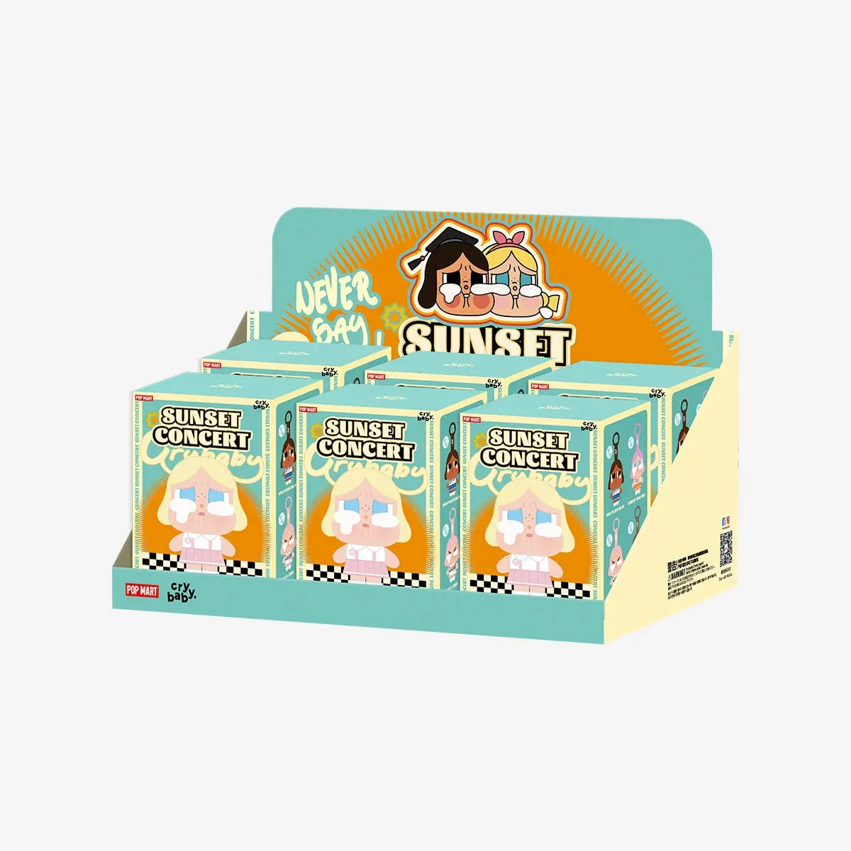 POP MART CRYBABY Sunset Concert Series-Plush Pendant Blind Box