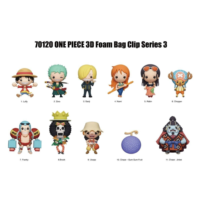 One Piece - Bag Clip Keychain Series 3 Blind Bag