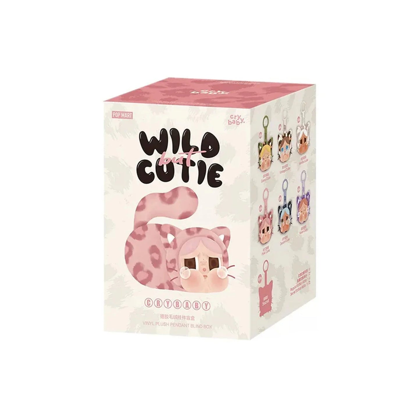 POP MART CRYBABY Wild but Cutie Series Vinyl Plush Pendant Blind Box