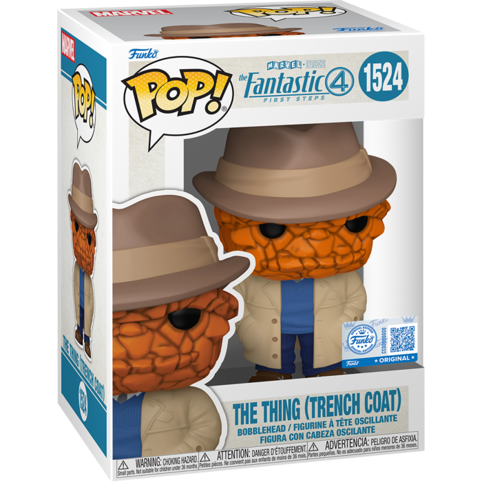 The Fantastic Four: First Steps (2025) - The Thing (Trench Coat) Pop!