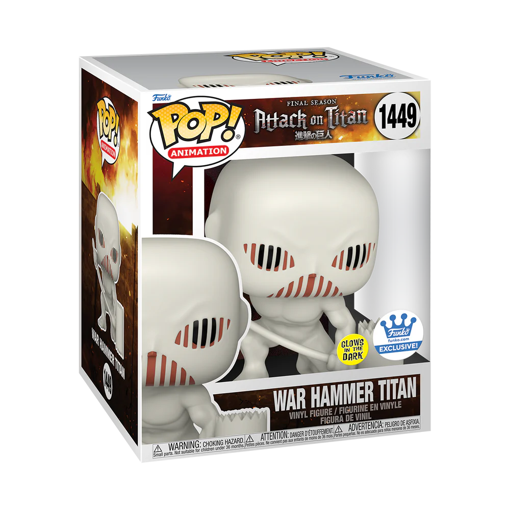 POP! WAR HAMMER TITAN (GLOW) - ATTACK ON TITAN