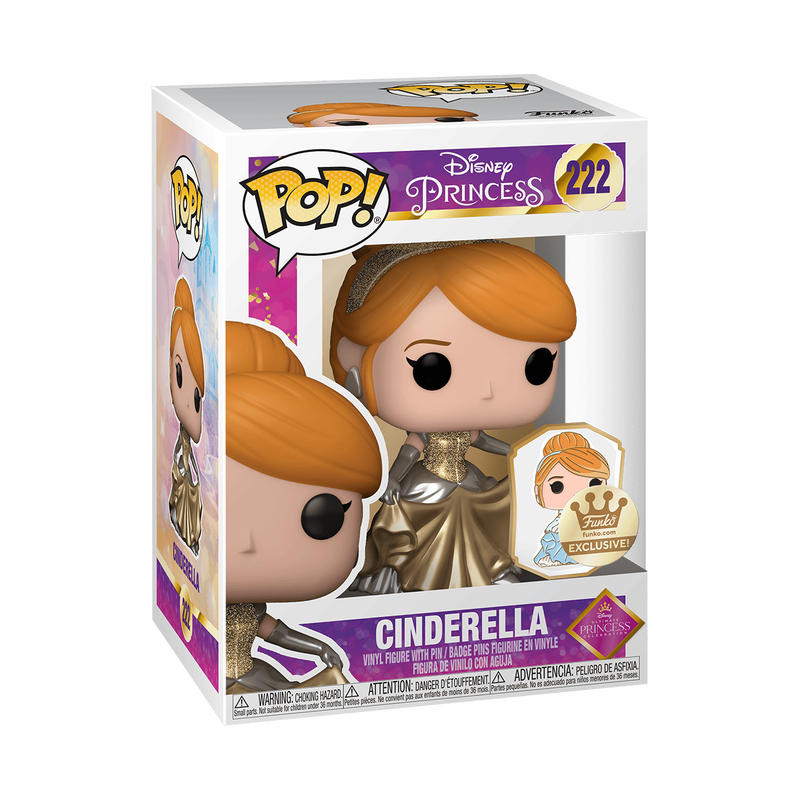 Pop! Cinderella (Gold) with Pin - disney