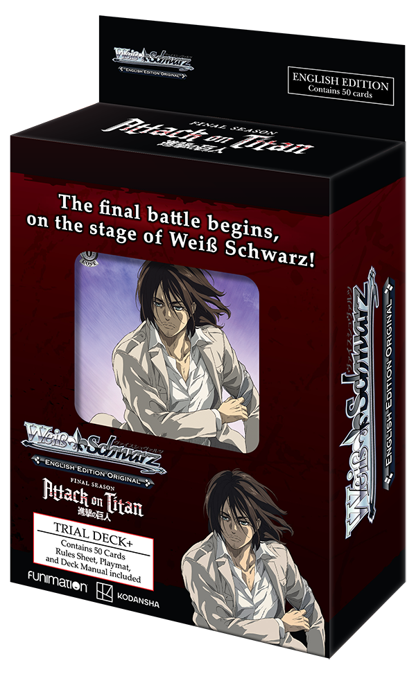 Weiss Schwarz Attack on Titan: Final Season Trial Deck