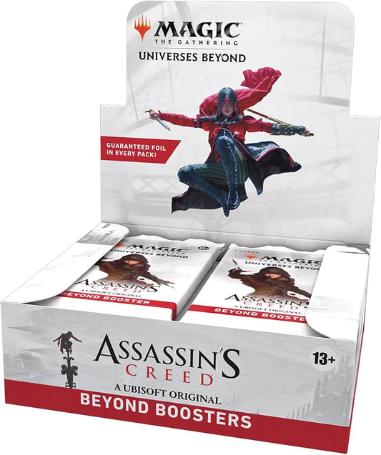 Magic: The Gathering - Assassin’s Creed Beyond Booster Box | 24 Beyond Boosters (7 Cards in Each Pack)