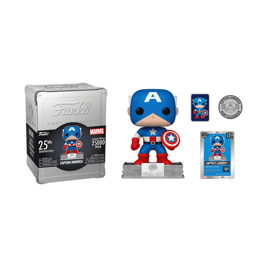 Pop! Classics Captain America Funko 25th Anniversary