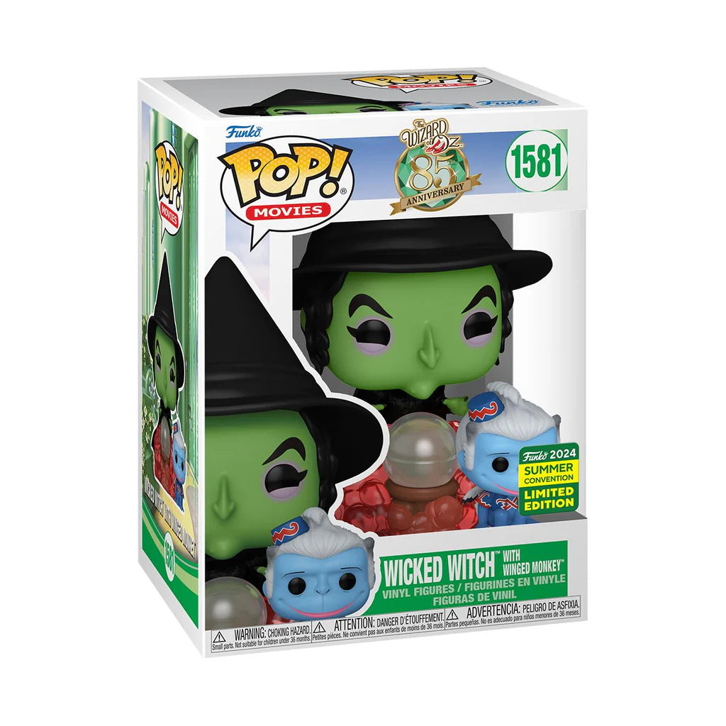 Wizard Of Oz - Wicked Witch With Winged Monkey Pop!