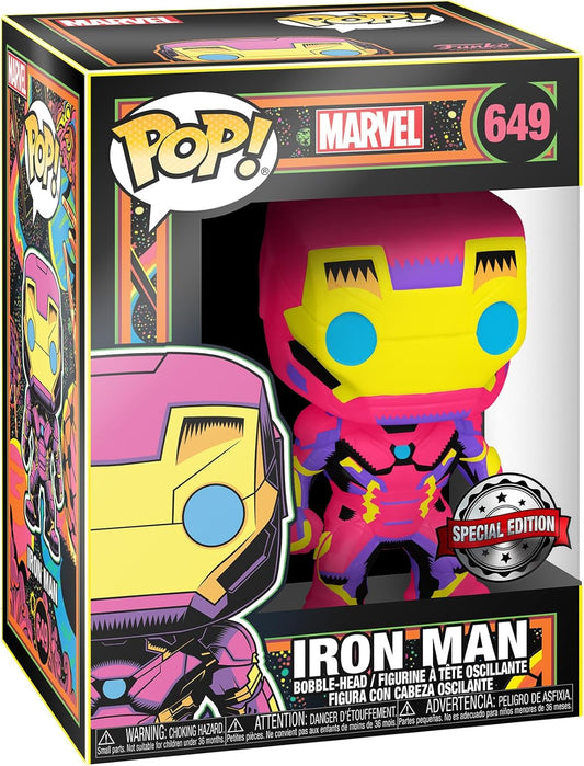 POP! IRON MAN (BLACK LIGHT)