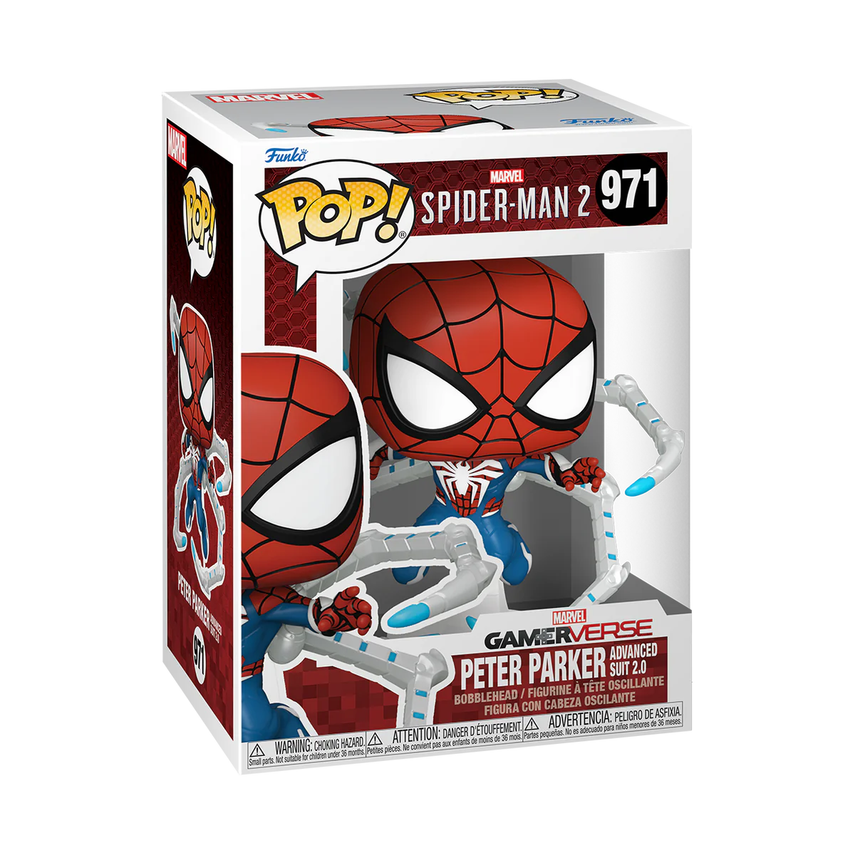 Pop! PETER PARKER (ADVANCED SUIT 2.0) - SPIDER-MAN 2