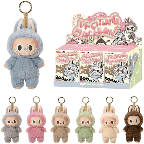Pop Mart LABUBU THE MONSTERS Exciting Macarons Vinyl Face Mystery Blind Box