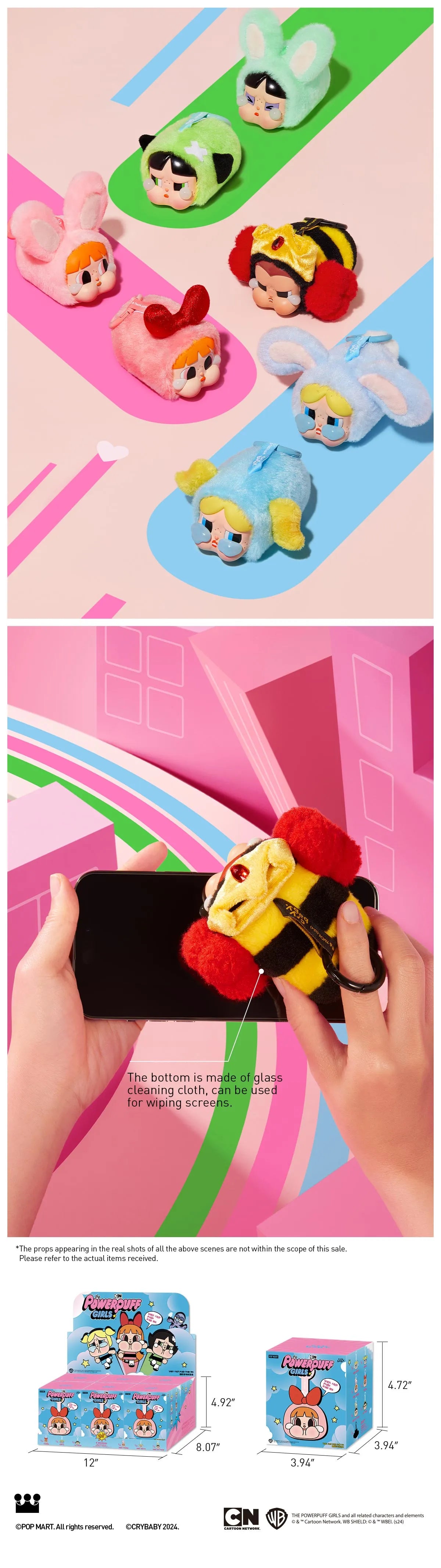 CRYBABY X Powerpuff Girls Series Vinyl Face Plush Blind Box