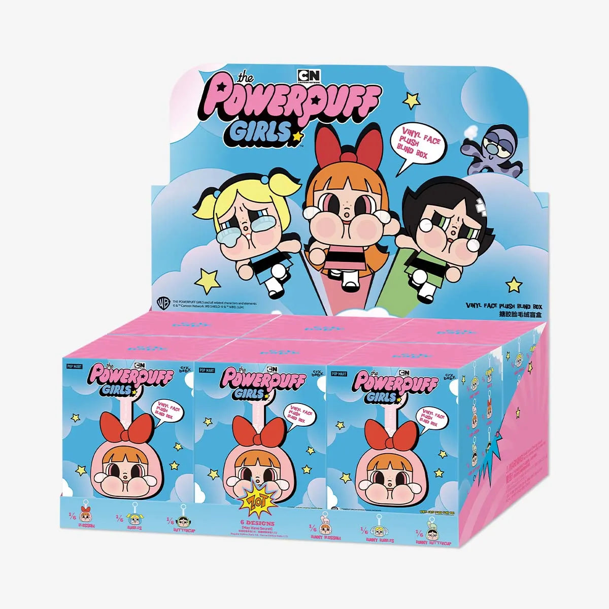 CRYBABY X Powerpuff Girls Series Vinyl Face Plush Blind Box