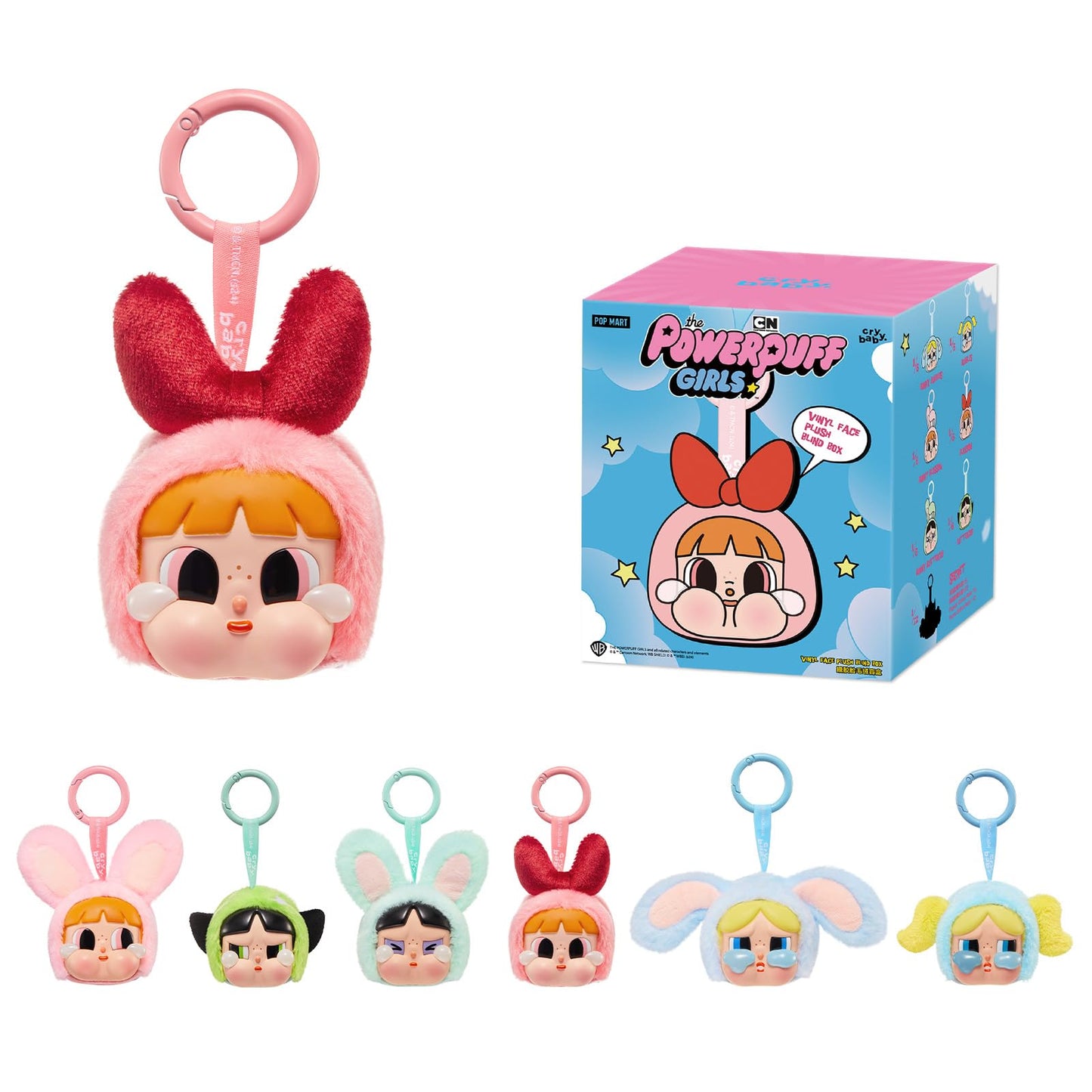 CRYBABY X Powerpuff Girls Series Vinyl Face Plush Blind Box
