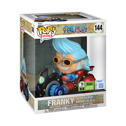 One Piece - Franky with Black Rhino FR-U 4 Pop! Rides