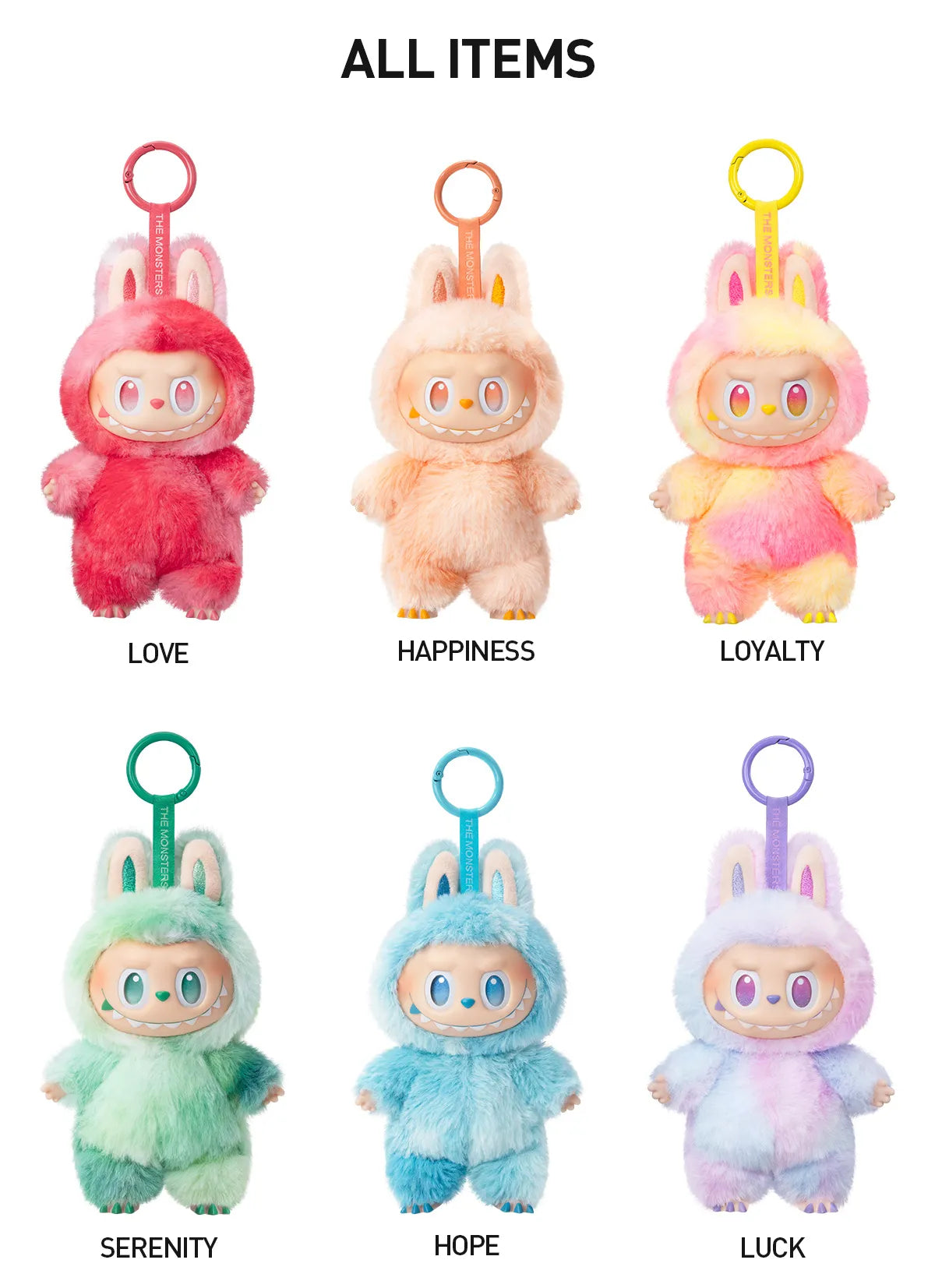 POP MART THE MONSTERS Big into Energy Series-Vinyl Plush Pendant Blind Box