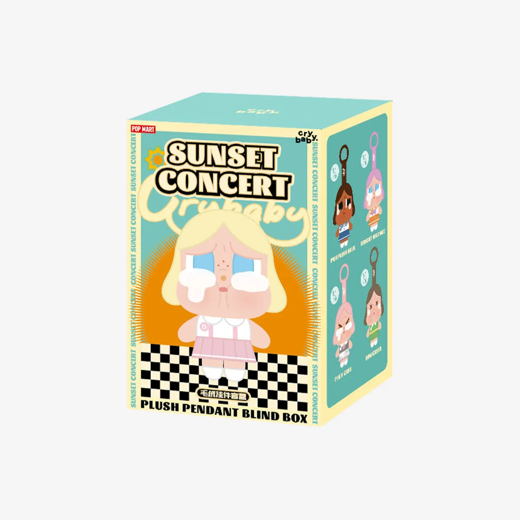 POP MART CRYBABY Sunset Concert Series-Plush Pendant Blind Box