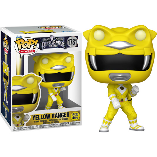 Mighty Morphin Power Rangers: The Movie (1995) - Yellow Ranger Glow-in-the-Dark Pop!