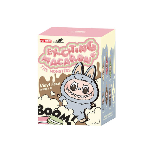 Pop Mart LABUBU THE MONSTERS Exciting Macarons Vinyl Face Mystery Blind Box