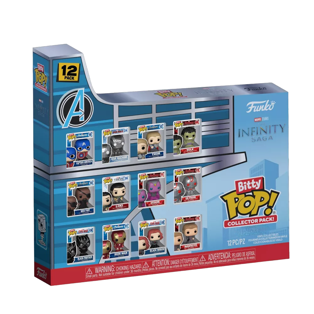 Marvel - Avengers Tower Bitty Pop! Vinyl Figure 12-Pack