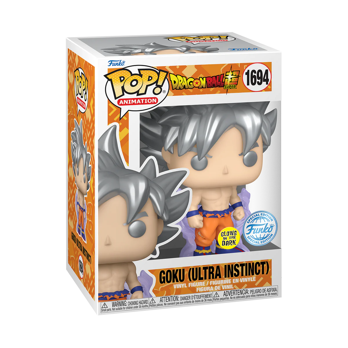 Pop! GOKU (ULTRA INSTINCT) (GLOW) - dragon ball super