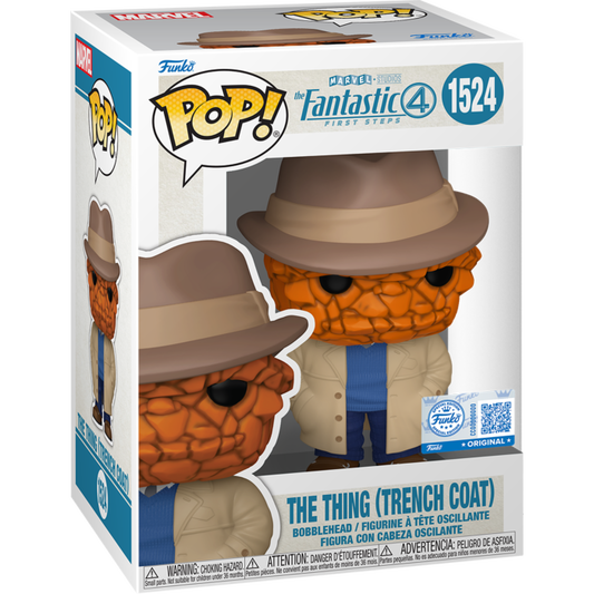 The Fantastic Four: First Steps (2025) - The Thing (Trench Coat) Pop!