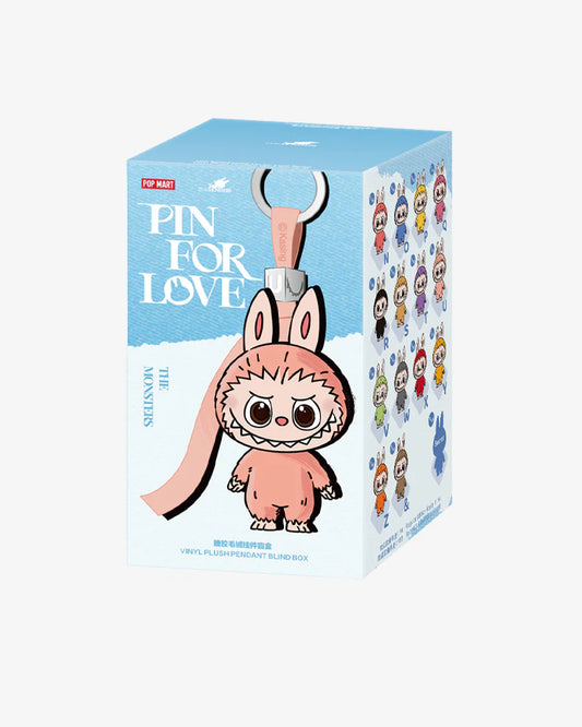 POP MART THE MONSTERS LABUBU PIN FOR LOVE SERIES VINYL PLUSH PENDANT BLIND BOX (N-Z)