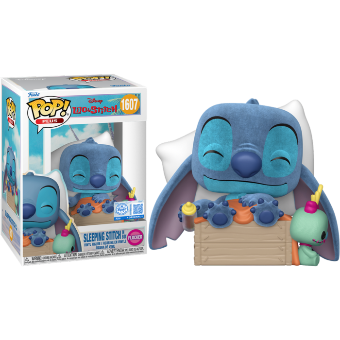Lilo & Stitch - Sleeping Stitch in Box (Flocked) Pop!