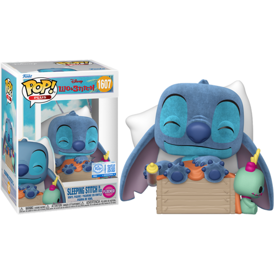 Lilo & Stitch - Sleeping Stitch in Box (Flocked) Pop!