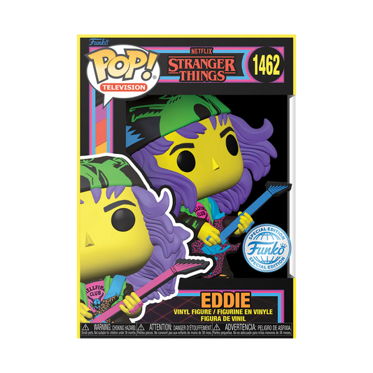 POP! FINALE EDDIE (WITH GUITAR) (BLACK LIGHT) - STRANGER THINGS (SEASON 4)