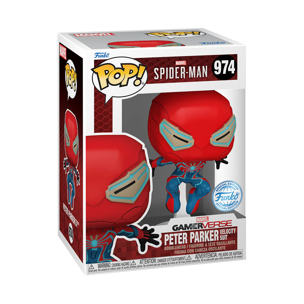 POP! PETER PARKER (VELOCITY SUIT) - SPIDER-MAN 2