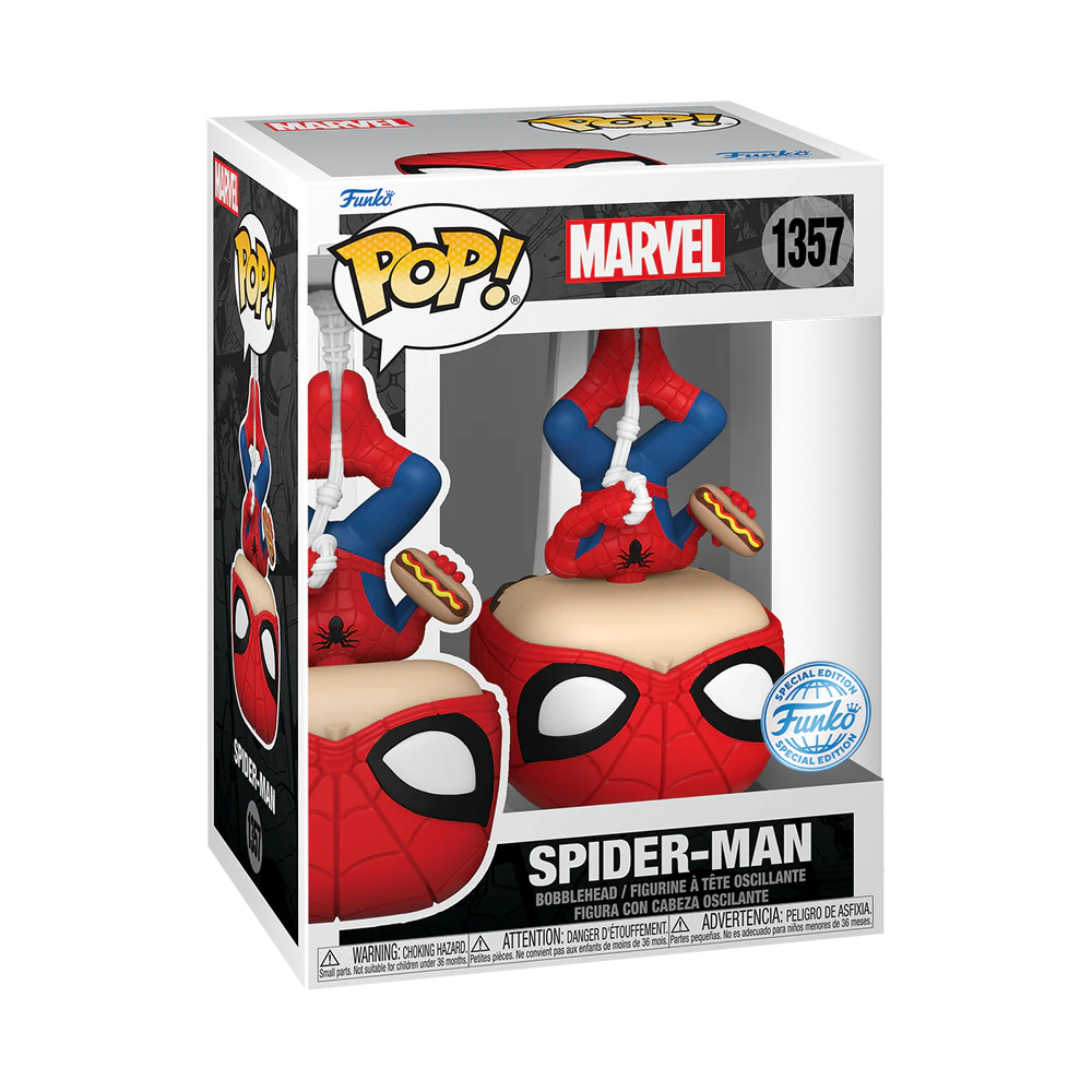 POP! SPIDER-MAN (WITH HOTDOG) - MARVEL