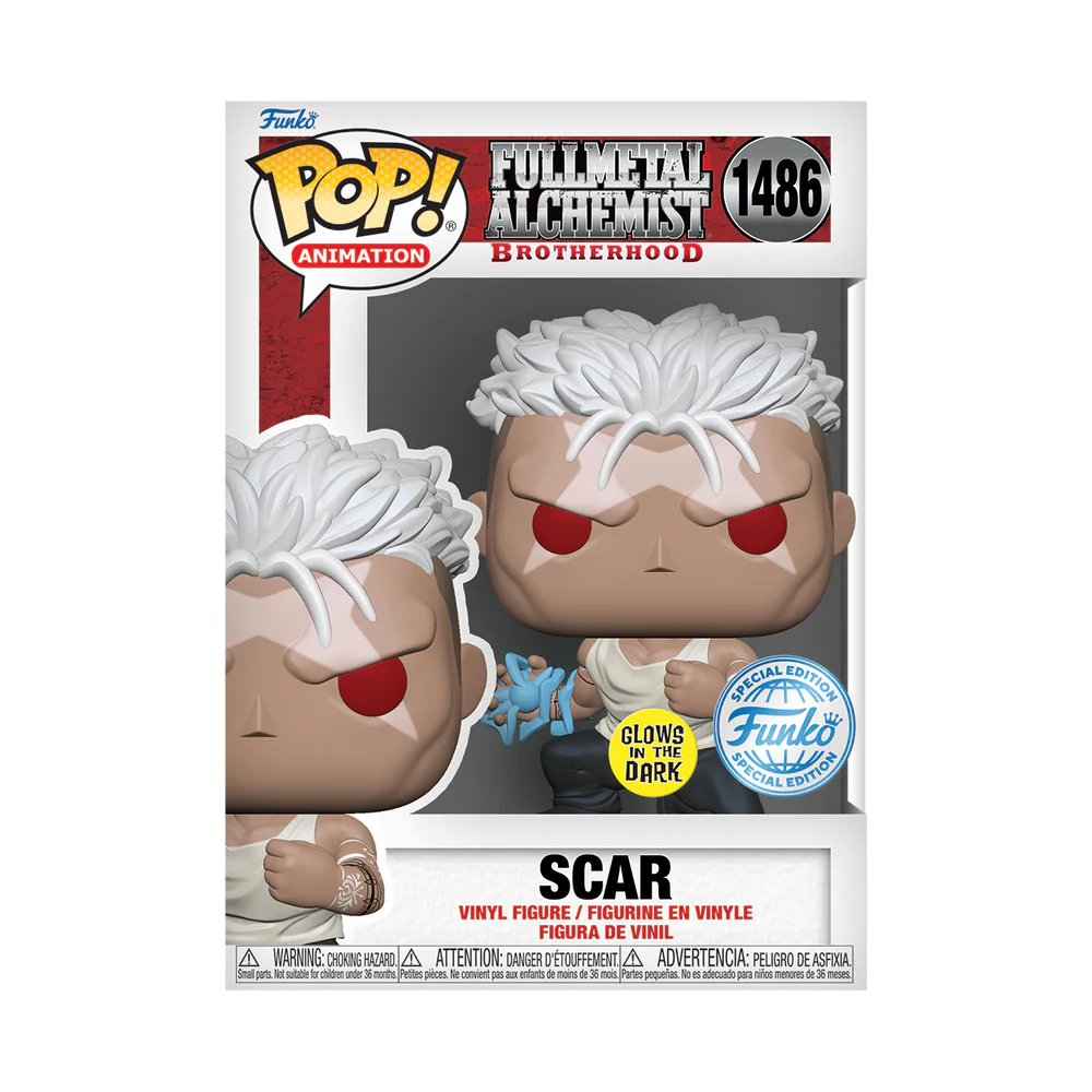 POP! SCAR (GLOW) - FULLMETAL ALCHEMIST: BROTHERHOOD