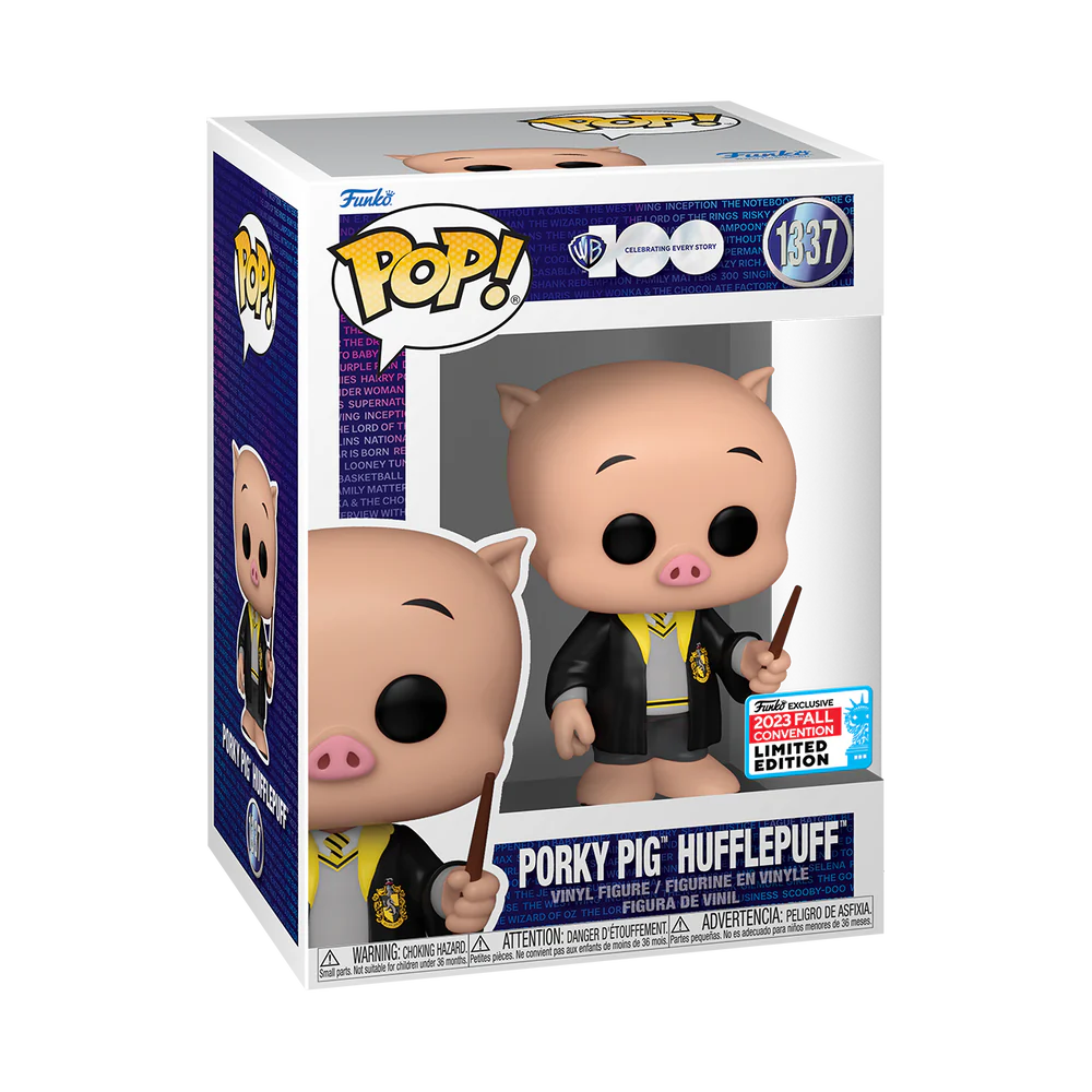POP! PORKY PIG HUFFLEPUFF - WARNER BROTHERS 100TH