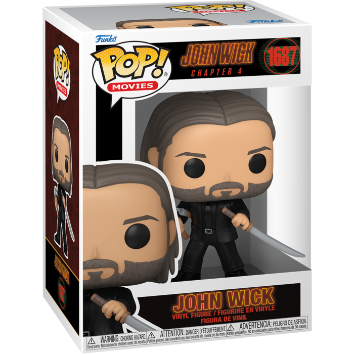 POP! John Wick: Chapter 4 - John Wick with Sword & Nunchucks