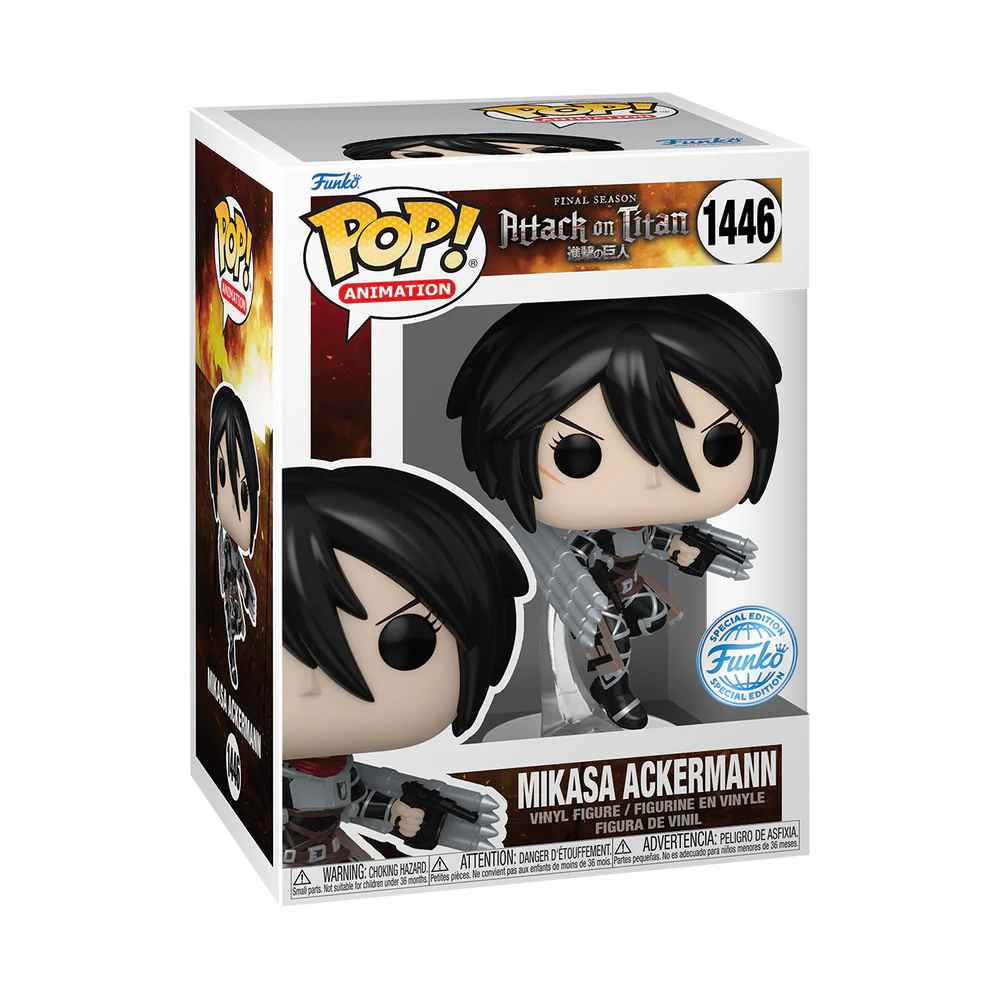 POP! MIKASA ACKERMANN (METALLIC) - ATTACK ON TITAN