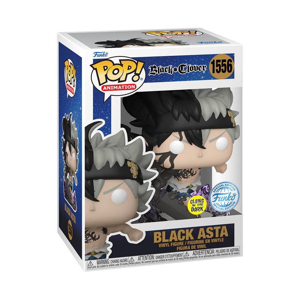 POP! BLACK ASTA (GLOW) - BLACK CLOVER