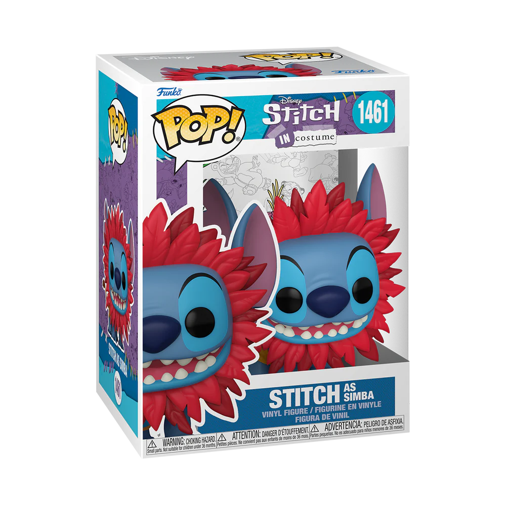 STITCH AS SIMBA - STITCH IN COSTUME