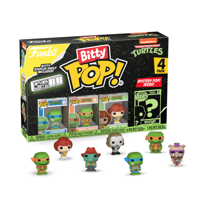 BITTY POP! TEENAGE MUTANT NINJA TURTLES 4-PACK SERIES 1