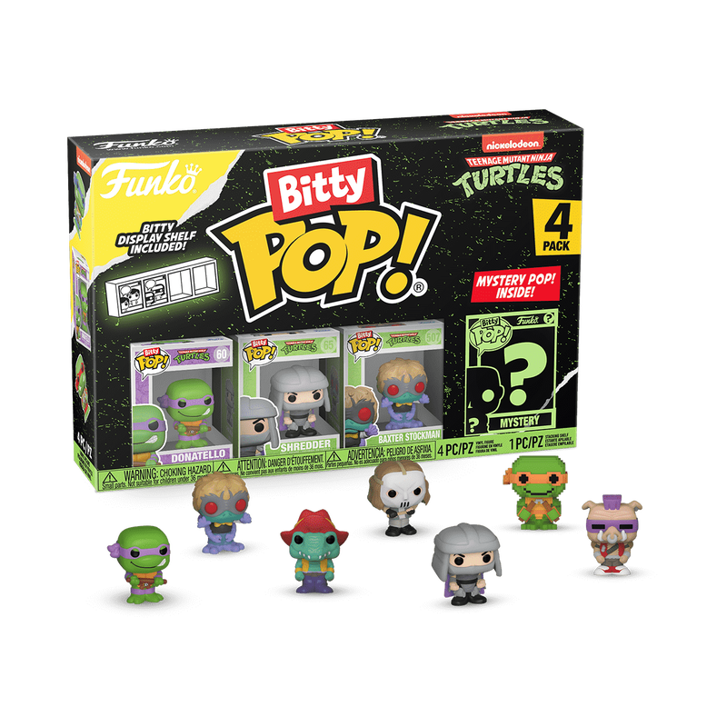 BITTY POP! TEENAGE MUTANT NINJA TURTLES 4-PACK SERIES 2