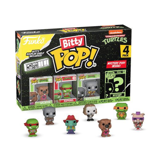 BITTY POP! TEENAGE MUTANT NINJA TURTLES 4-PACK SERIES 3