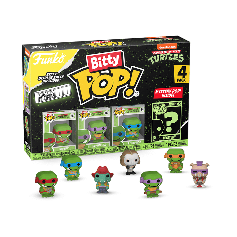 BITTY POP! TEENAGE MUTANT NINJA TURTLES 4-PACK SERIES 4